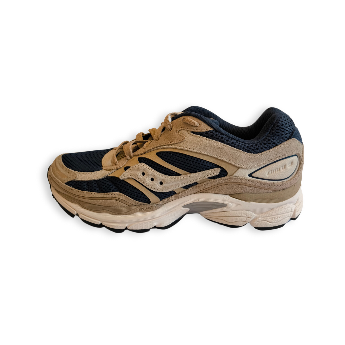 Sneakers Saucony ProGrid Omnia Uomo in Tessuto beige e blu