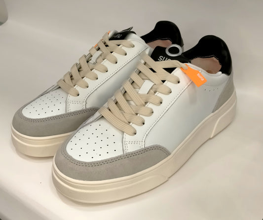 Sneakers SUNS SSS53 uomo in pelle bianca